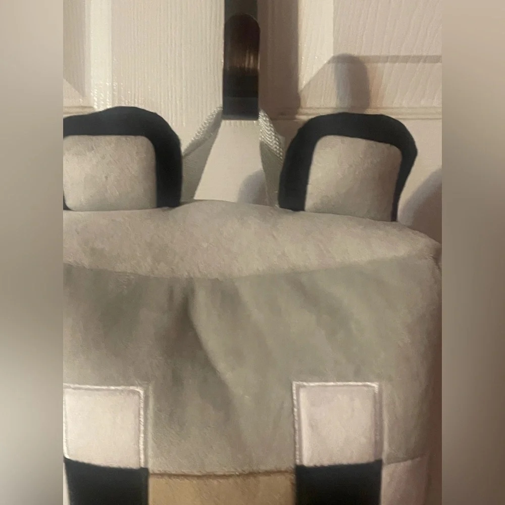 Minecraft Wolf Plush Mini Backpack Kids Gray Character Bag NWT
